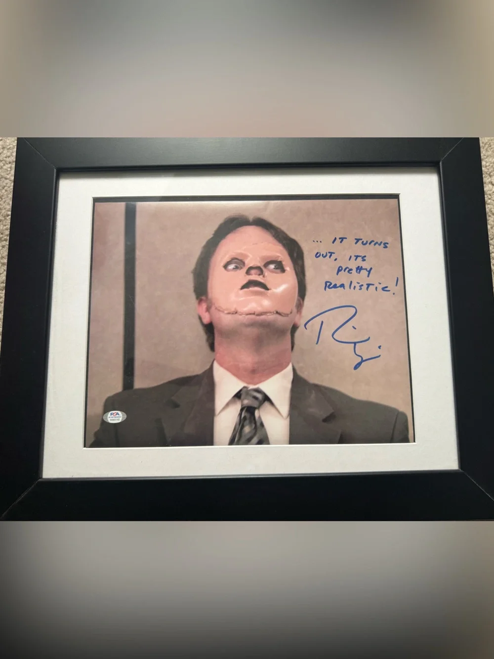 Signed Rainn Wilson (The Office) Portrait Photograph - with Paperwork!